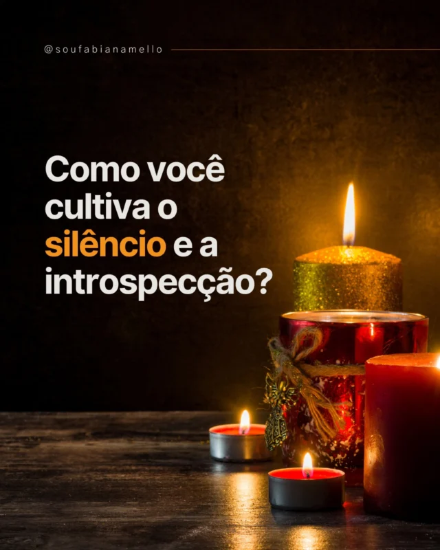 Como você cultivou o silêncio e a introspecção? 🌱

Chegamos ao último domingo do advento, e meu convite para nós hoje é refletir sobre o silêncio e o poder da introspecção.

No silêncio, encontramos respostas e nos reconectamos com quem somos. Liderar começa de dentro.

🌟 Perguntas para reflexão:
1️⃣ Em que momentos você buscou o silêncio e a introspecção este ano?
2️⃣ O que descobriu sobre si mesmo nesses momentos?
3️⃣ Como pode cultivar mais espaço para o silêncio na sua rotina?

🌱 Ação prática para hoje:
Reserve 10 minutos para um momento de silêncio. Apenas respire, observe e permita que a calma preencha o seu dia.

#advento #LiderançaQueTransforma #Silêncio #Introspecção #Autoconhecimento