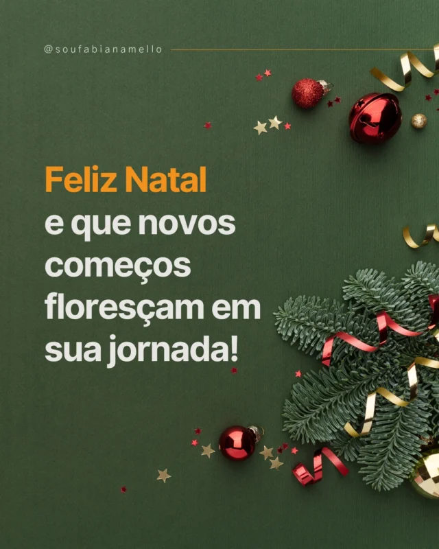 Gratidão pelo caminho e esperança pelo que virá ✨

Chegamos ao último dia do advento! Momento de celebrar o fim desta jornada de reflexões e momento de renovar nossa esperança pelo que virá.

✨ O advento nos preparou para acolher o que está por vir. Que o próximo ciclo seja guiado por propósito, leveza e coragem.

🌟 Perguntas para reflexão:
1️⃣ O que você mais agradece deste ano?
2️⃣ Que sonhos e intenções deseja levar para o próximo ciclo?
3️⃣ Como pode seguir cultivando propósito e conexão em sua jornada?

🌱 Ação prática para hoje:
Dedique um momento para agradecer: escreva, reze, medite ou compartilhe em voz alta. Honre o caminho percorrido e abrace o futuro com esperança.

📌 Compartilhe: O que você mais deseja para o próximo ciclo?

✨ Feliz Natal e que novos começos floresçam em sua jornada!

#advento #feliznatal #reflexões #liderançaquetransforma