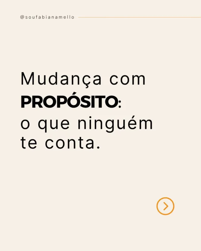 Mudar por mudar não transforma.

A verdadeira transformação começa quando cada pessoa entende o porquê da mudança e vê sentido em fazer parte dela.

📌 Salva este post para revisitar quando você estiver planejando (ou vivendo) uma mudança na sua organização.

#liderançaquetransforma #liderança #gestãodemudanças