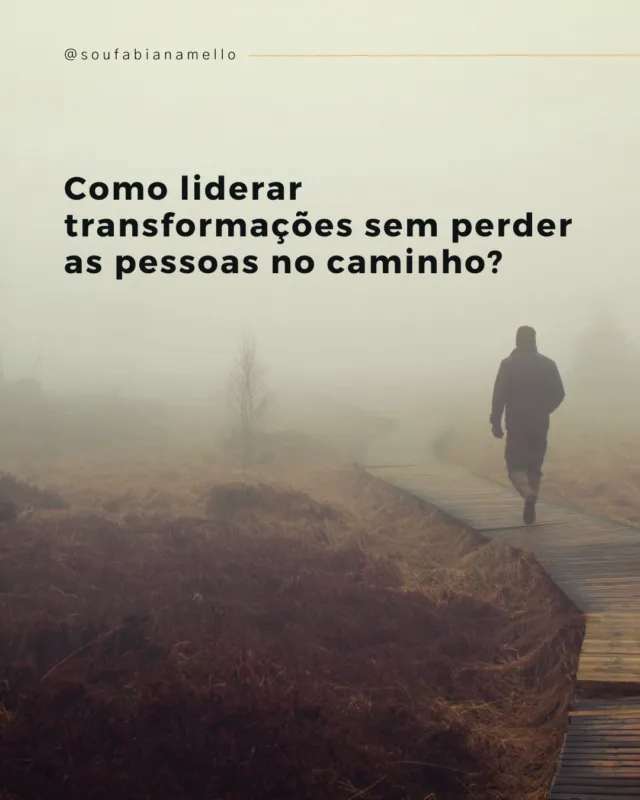 Você já sentiu que se sentiu só enquanto liderava uma mudança? Com dificuldade de engajar a sua equipe?

Muitos líderes me contam que, mesmo com um bom plano e o apoio da direção, sentem que o time não embarca na transformação (inclusive eu tenho esta história para contar!).
Isso gera frustração, desgaste e, muitas vezes, a sensação de estar apagando incêndios em vez de construir algo novo.

A boa notícia? Existe um caminho para envolver as pessoas desde o início, criando protagonismo e engajamento reais — e não apenas cobrança por resultados.

Foi pensando nisso que criei o eBook “Gestão de Mudanças com Propósito”, com ferramentas práticas e reflexões para transformar o jeito como você conduz mudanças.

📥 Baixe gratuitamente agora: acesse o link na bio.
🚀 Comece a criar uma cultura evolutiva, onde todos são parte ativa da transformação.

#Liderança #GestãoDeMudanças #CulturaEvolutiva #Protagonismo #Transformação #Management30